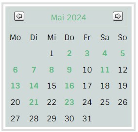 Kachel Kalenderblattbild