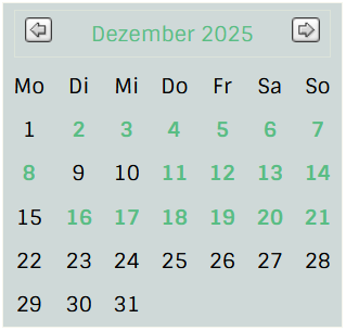 Dezember 2025 Dezember 2025