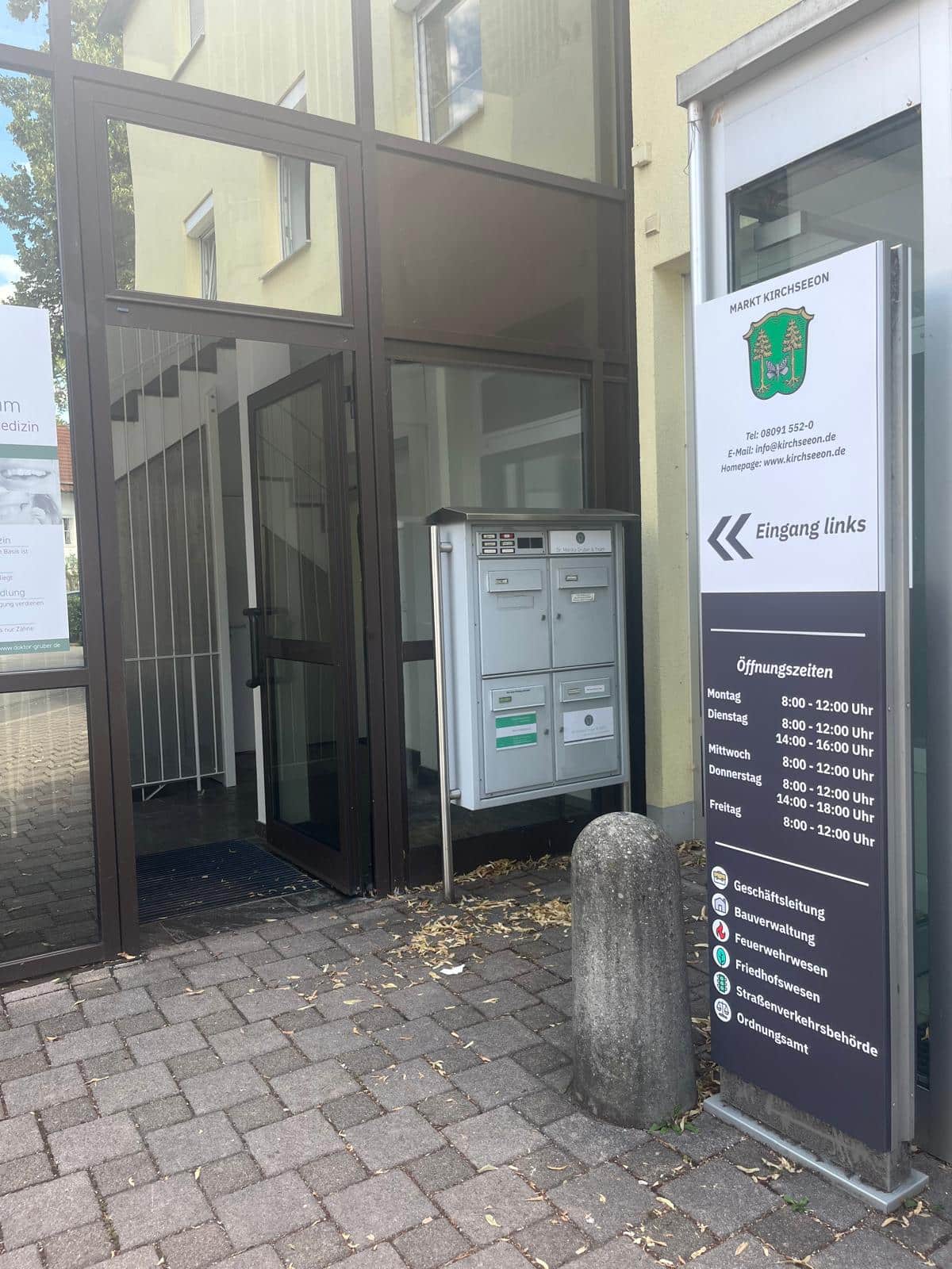 Renovierung im Rathaus: Vorübergehende Verlagerung einzelner Fachbereiche